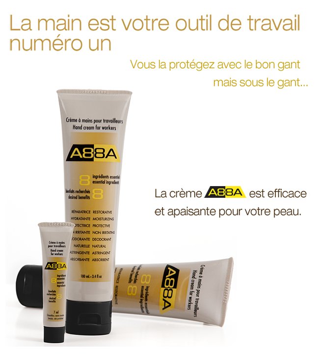 Crème à mains pour travailleurs A88A